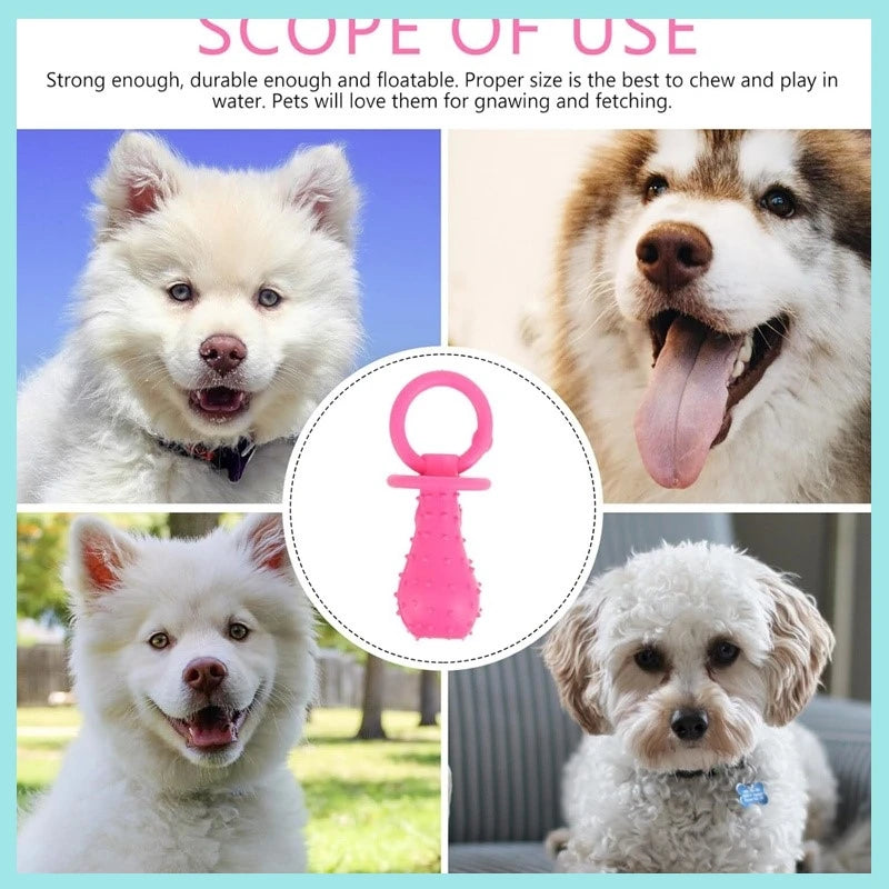 Sucette en caoutchouc pour animaux de compagnie