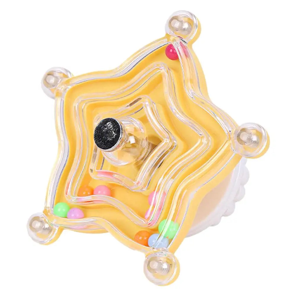 Soucoupe volante avec musique et perle pour perroquet