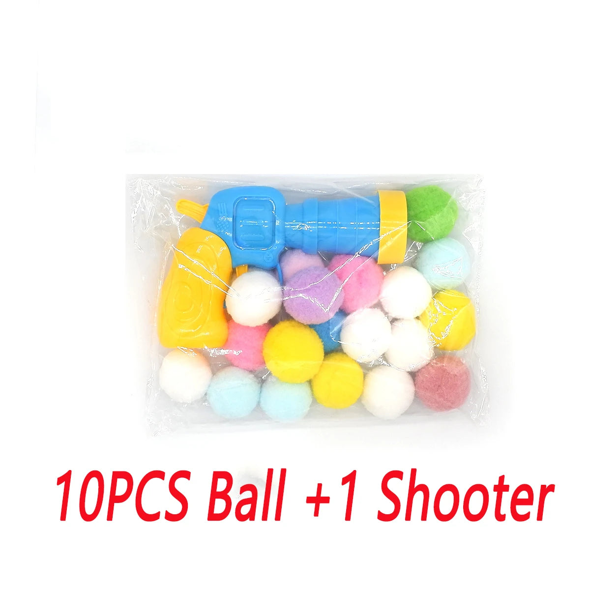 Mini pistolet de tir créatif, balle en peluche extensible pour chats