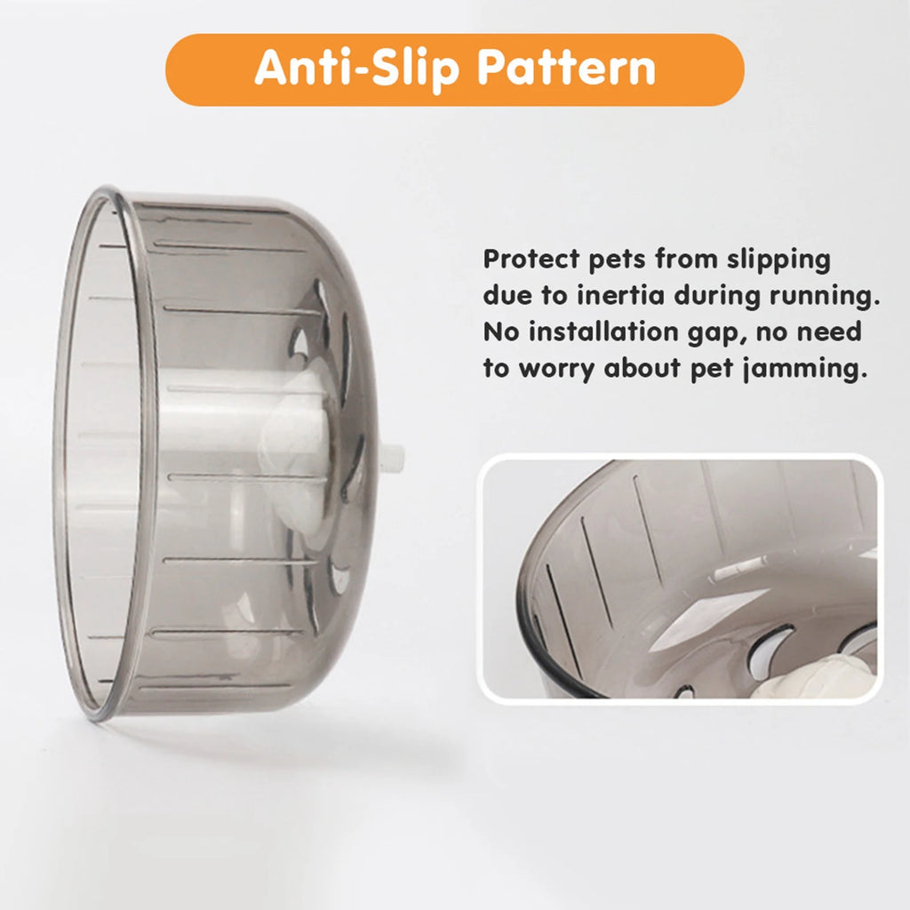 Roue d'exercice en plastique pour petit animal de compagnie