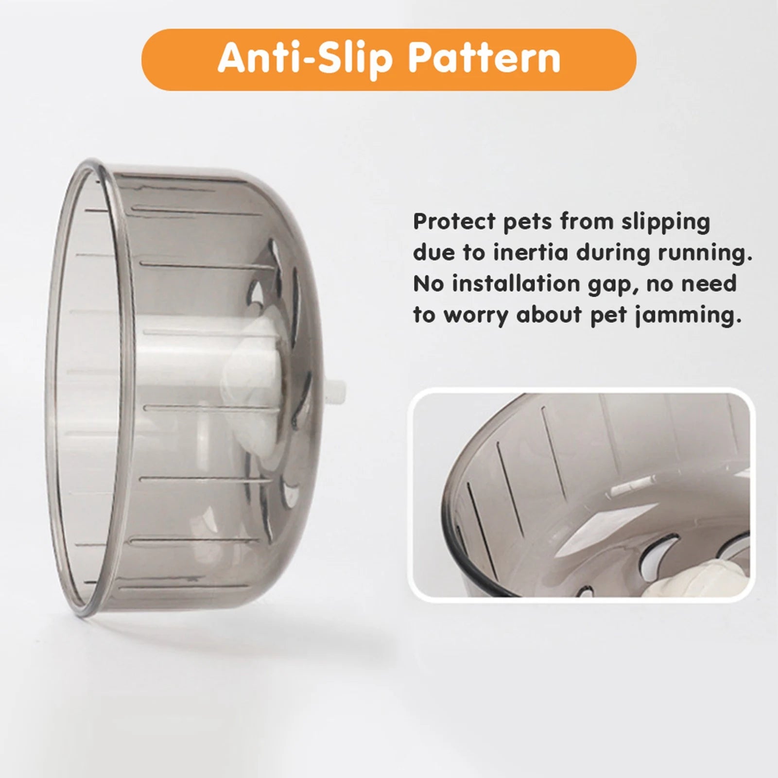 Roue d'exercice en plastique pour petit animal de compagnie