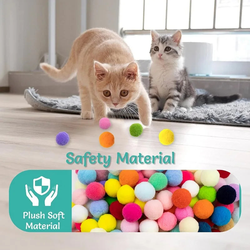 Mini pistolet de tir créatif, balle en peluche extensible pour chats