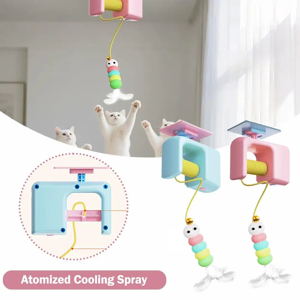 Corde élastique, oiseau volant automatique, jouet anti-Stress électrique pour chats