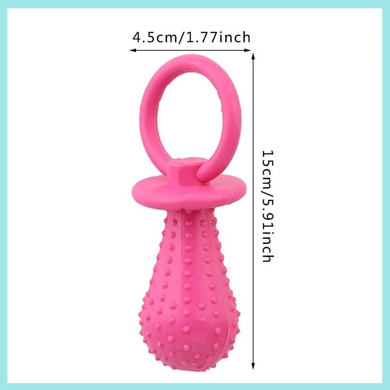 Sucette en caoutchouc pour animaux de compagnie