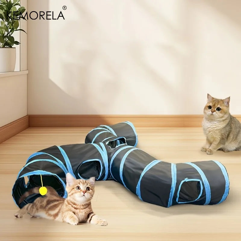Tunnel de jeu pliable pour chat