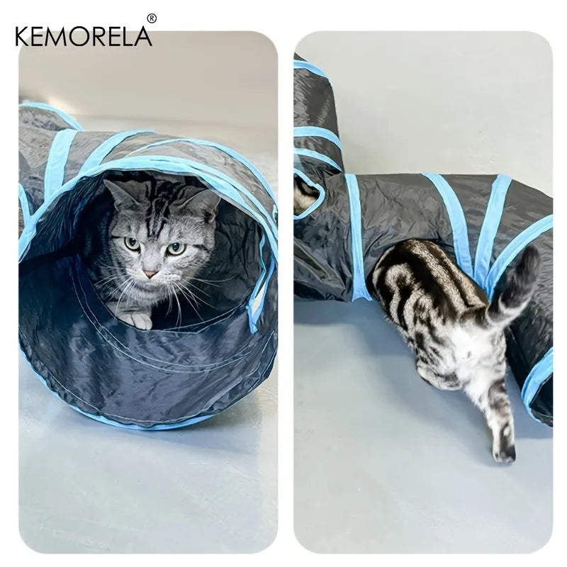 Tunnel de jeu pliable pour chat