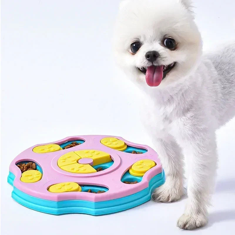 Jouets Puzzle pour chiens, mangeoire lente interactive, distributeur de nourriture IQ, jeu d'entraînement pour animaux de compagnie, chat et chiens