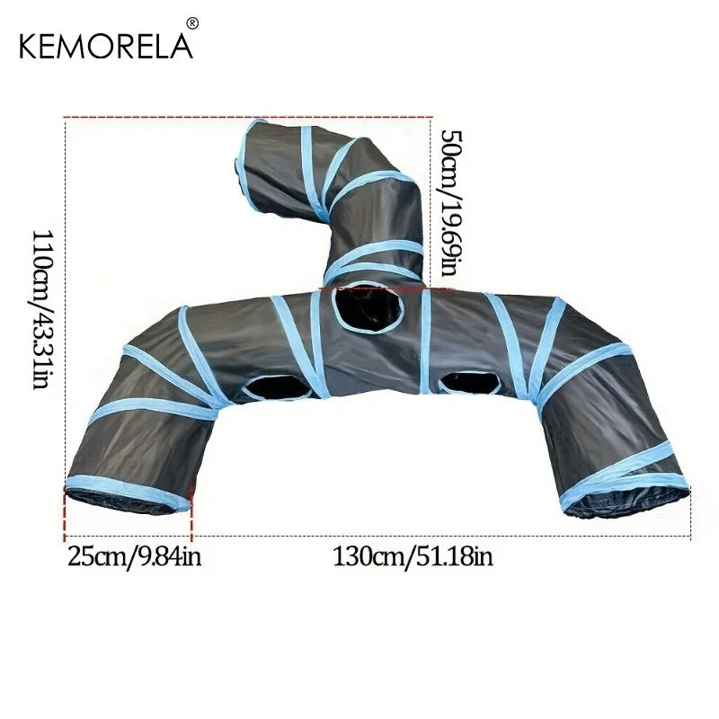 Tunnel de jeu pliable pour chat