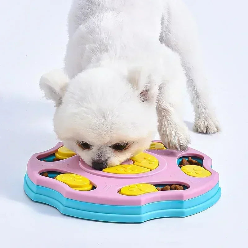 Jouets Puzzle pour chiens, mangeoire lente interactive, distributeur de nourriture IQ, jeu d'entraînement pour animaux de compagnie, chat et chiens