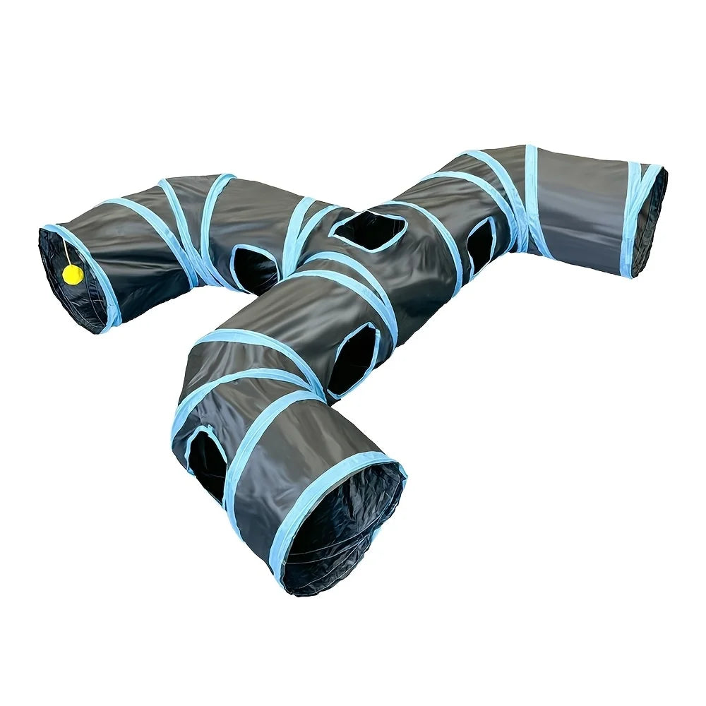 Tunnel de jeu pliable pour chat